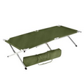 G.I. Type Olive Drab Oversized Aluminum Folding Cot